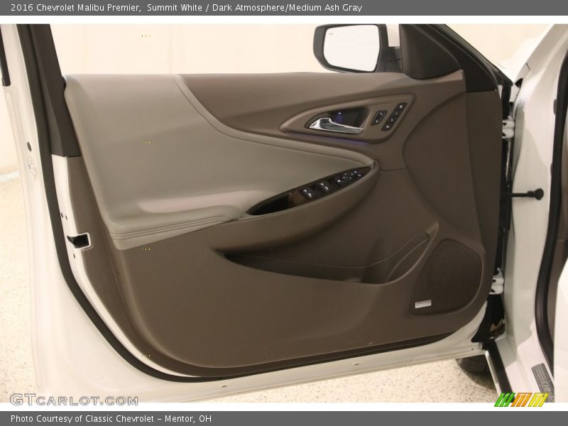 Summit White / Dark Atmosphere/Medium Ash Gray 2016 Chevrolet Malibu Premier