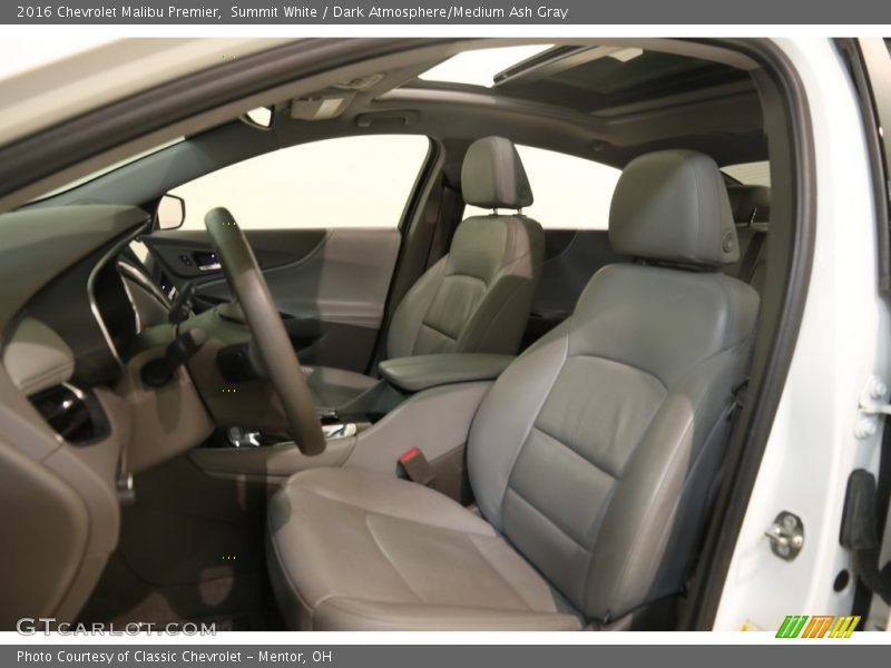 Summit White / Dark Atmosphere/Medium Ash Gray 2016 Chevrolet Malibu Premier
