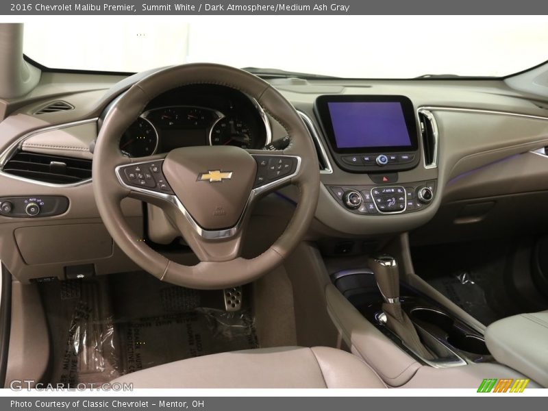 Summit White / Dark Atmosphere/Medium Ash Gray 2016 Chevrolet Malibu Premier