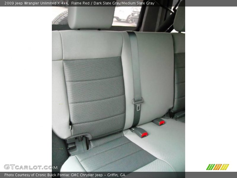Flame Red / Dark Slate Gray/Medium Slate Gray 2009 Jeep Wrangler Unlimited X 4x4