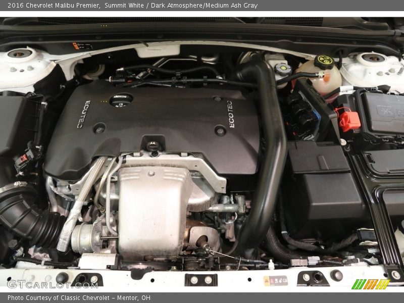 Summit White / Dark Atmosphere/Medium Ash Gray 2016 Chevrolet Malibu Premier
