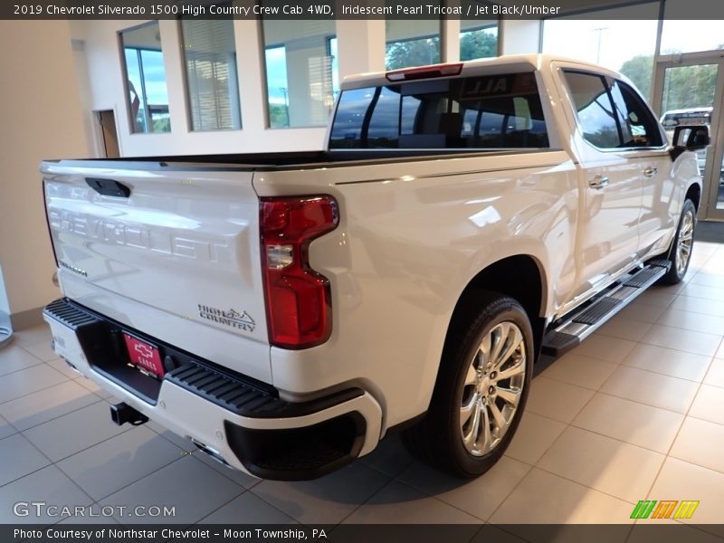 Iridescent Pearl Tricoat / Jet Black/Umber 2019 Chevrolet Silverado 1500 High Country Crew Cab 4WD