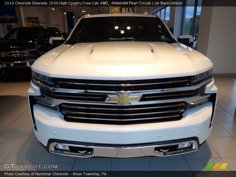 Iridescent Pearl Tricoat / Jet Black/Umber 2019 Chevrolet Silverado 1500 High Country Crew Cab 4WD