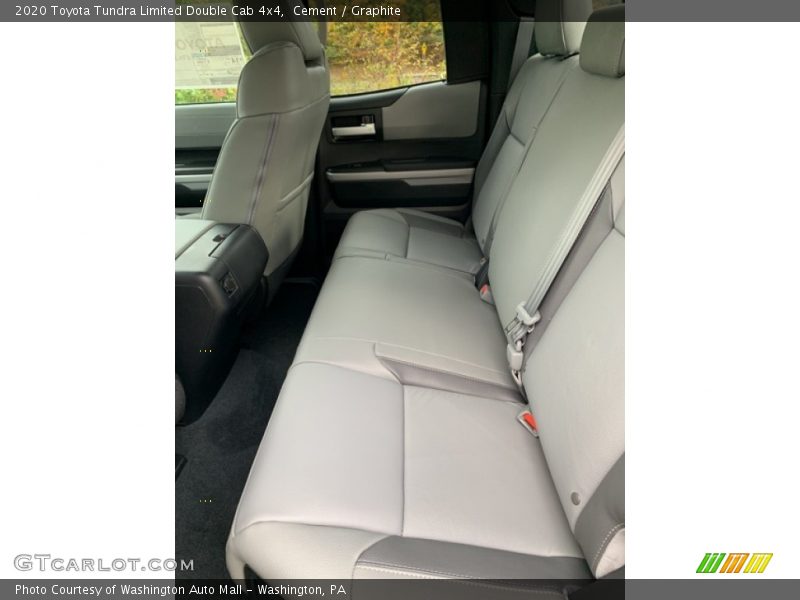 Rear Seat of 2020 Tundra Limited Double Cab 4x4
