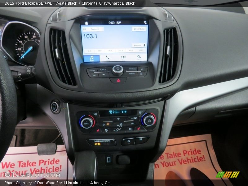 Agate Black / Chromite Gray/Charcoal Black 2019 Ford Escape SE 4WD