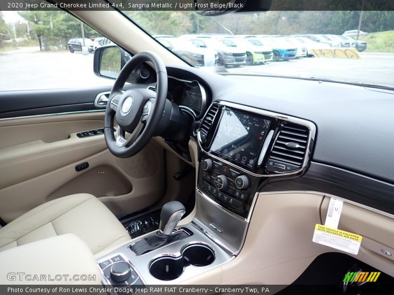 Sangria Metallic / Light Frost Beige/Black 2020 Jeep Grand Cherokee Limited 4x4