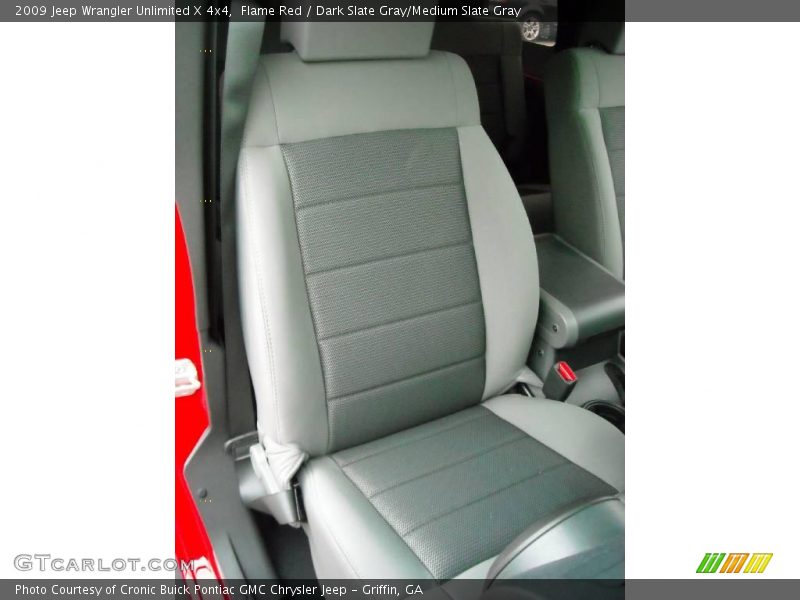 Flame Red / Dark Slate Gray/Medium Slate Gray 2009 Jeep Wrangler Unlimited X 4x4