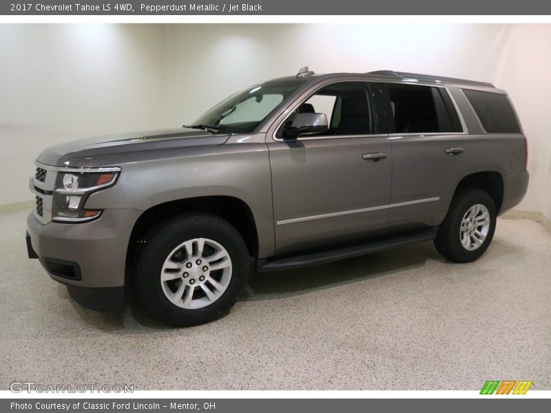 Pepperdust Metallic / Jet Black 2017 Chevrolet Tahoe LS 4WD