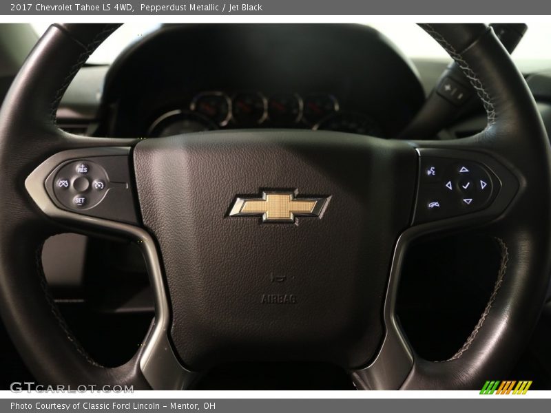 Pepperdust Metallic / Jet Black 2017 Chevrolet Tahoe LS 4WD
