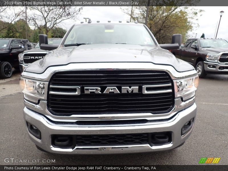 Billet Silver Metallic / Black/Diesel Gray 2019 Ram 2500 Bighorn Mega Cab 4x4