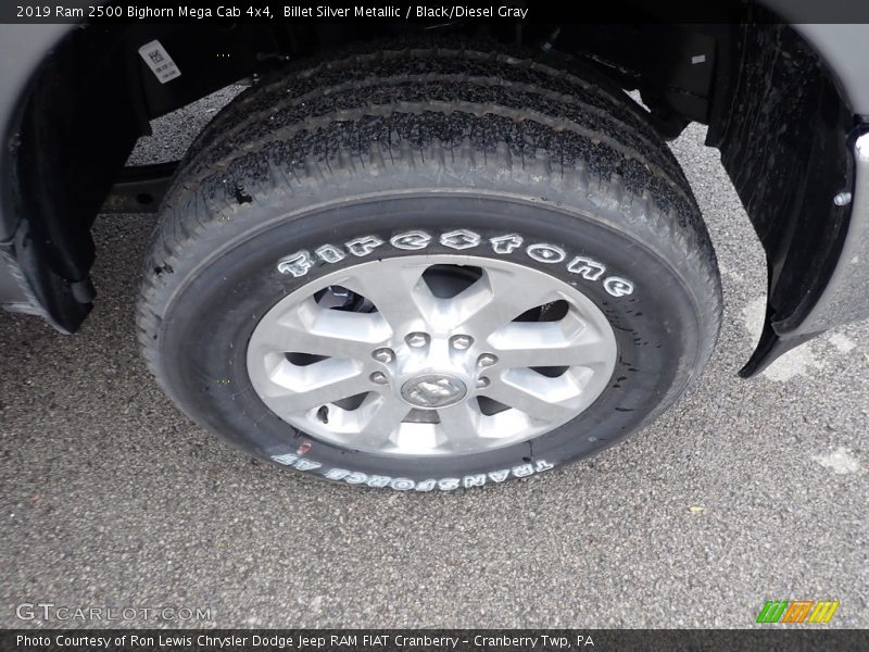 Billet Silver Metallic / Black/Diesel Gray 2019 Ram 2500 Bighorn Mega Cab 4x4