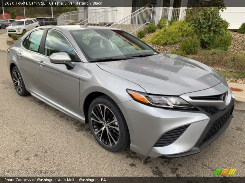 Celestial Silver Metallic / Black 2020 Toyota Camry SE