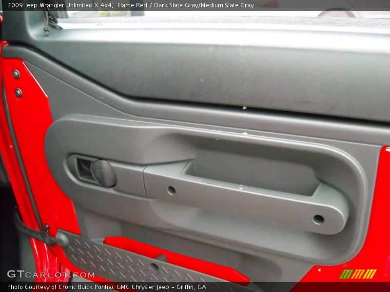 Flame Red / Dark Slate Gray/Medium Slate Gray 2009 Jeep Wrangler Unlimited X 4x4