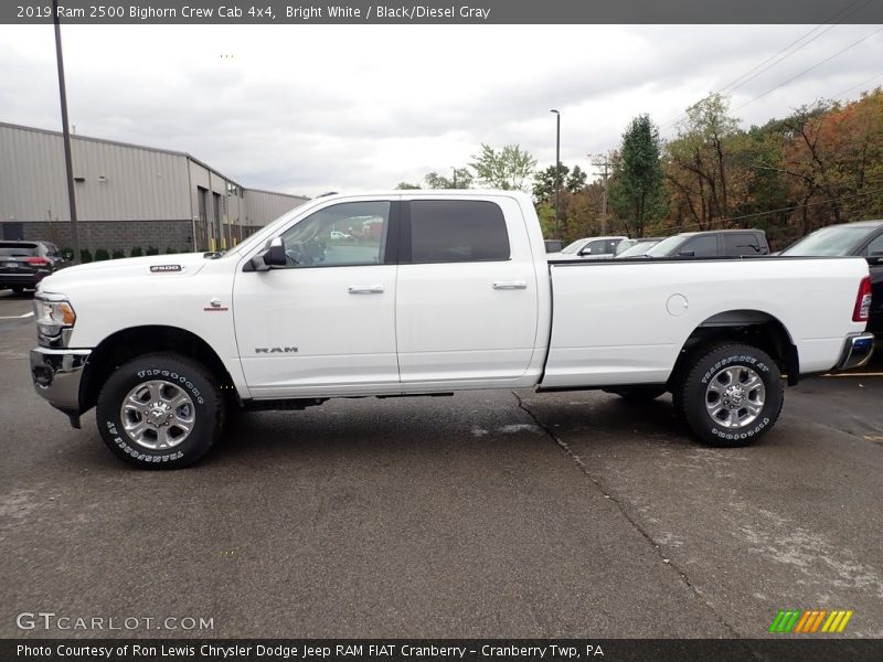 Bright White / Black/Diesel Gray 2019 Ram 2500 Bighorn Crew Cab 4x4