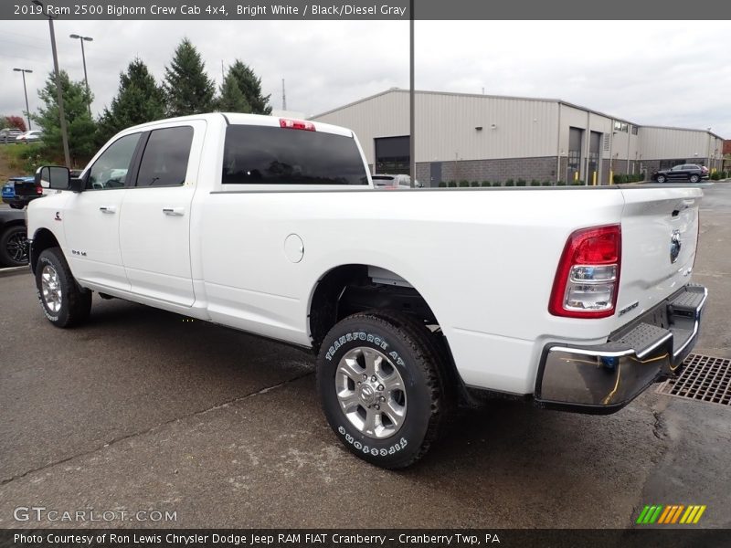 Bright White / Black/Diesel Gray 2019 Ram 2500 Bighorn Crew Cab 4x4