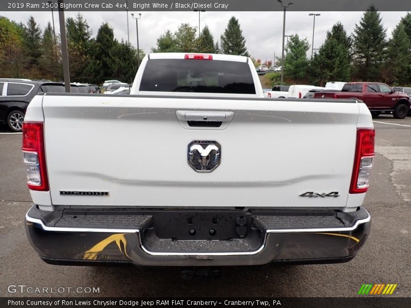 Bright White / Black/Diesel Gray 2019 Ram 2500 Bighorn Crew Cab 4x4