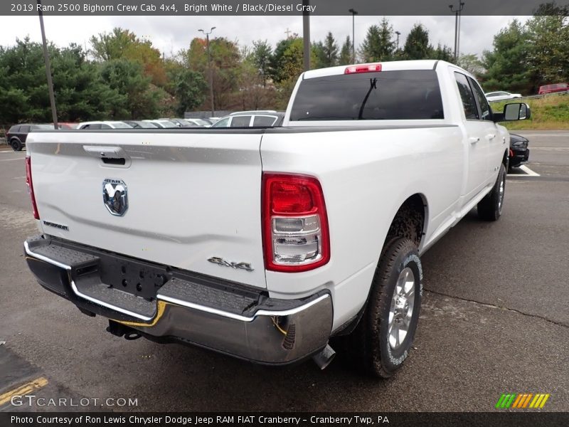 Bright White / Black/Diesel Gray 2019 Ram 2500 Bighorn Crew Cab 4x4