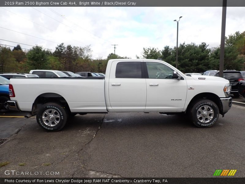 Bright White / Black/Diesel Gray 2019 Ram 2500 Bighorn Crew Cab 4x4
