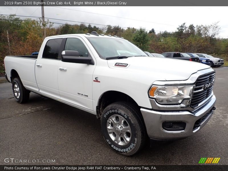 Bright White / Black/Diesel Gray 2019 Ram 2500 Bighorn Crew Cab 4x4