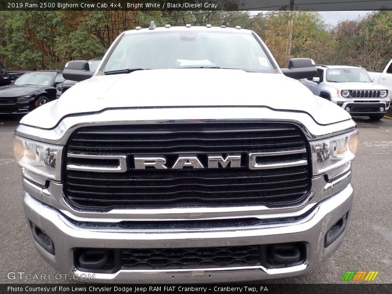 Bright White / Black/Diesel Gray 2019 Ram 2500 Bighorn Crew Cab 4x4