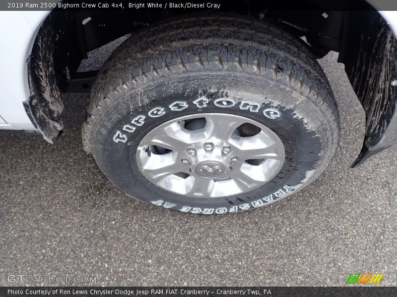 Bright White / Black/Diesel Gray 2019 Ram 2500 Bighorn Crew Cab 4x4