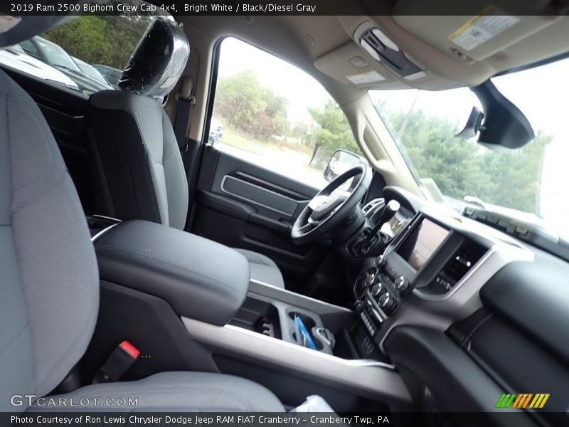 Bright White / Black/Diesel Gray 2019 Ram 2500 Bighorn Crew Cab 4x4