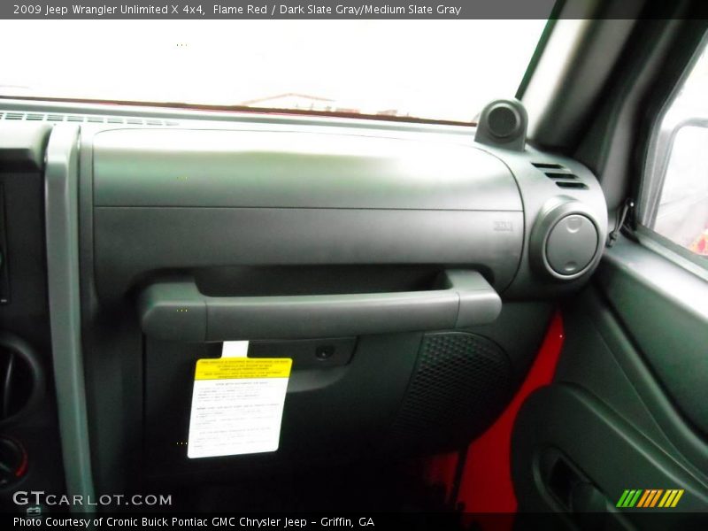 Flame Red / Dark Slate Gray/Medium Slate Gray 2009 Jeep Wrangler Unlimited X 4x4