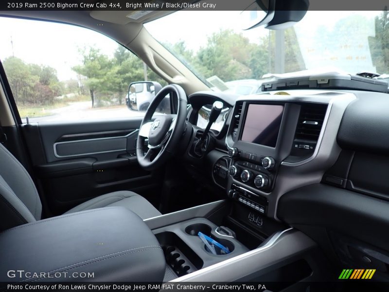 Bright White / Black/Diesel Gray 2019 Ram 2500 Bighorn Crew Cab 4x4