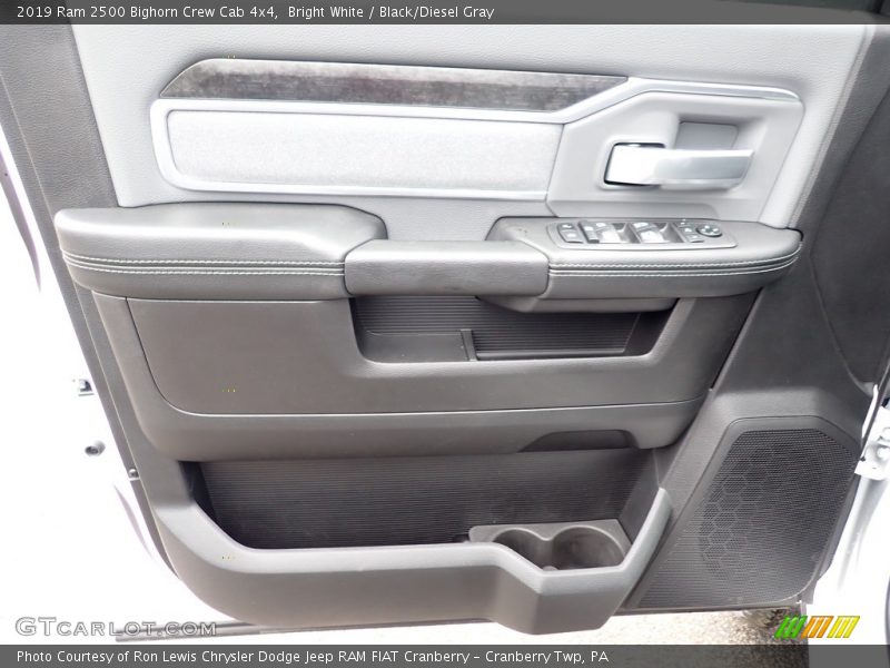 Bright White / Black/Diesel Gray 2019 Ram 2500 Bighorn Crew Cab 4x4