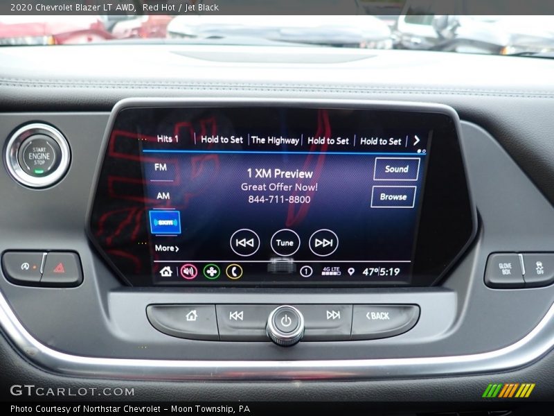 Red Hot / Jet Black 2020 Chevrolet Blazer LT AWD