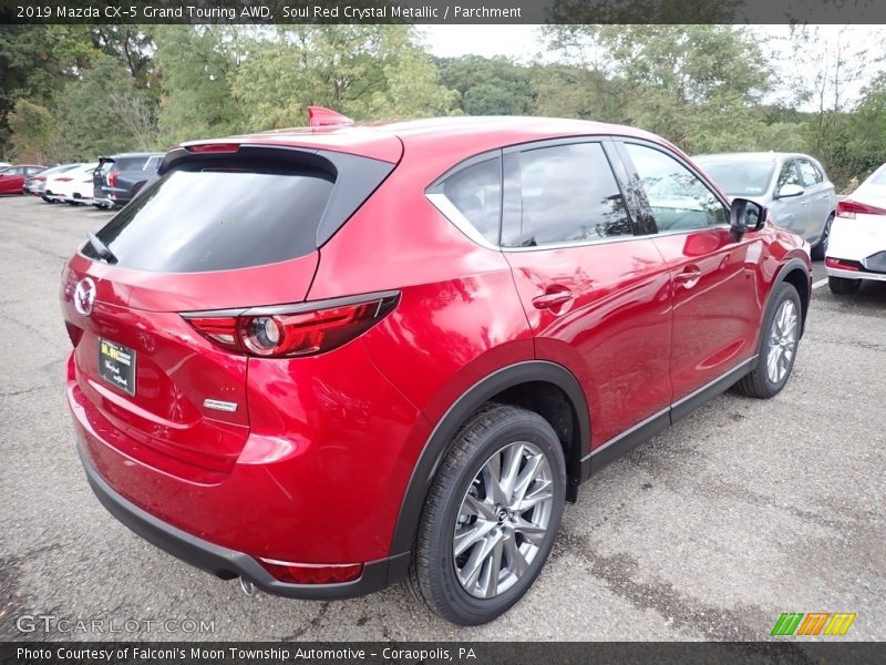 Soul Red Crystal Metallic / Parchment 2019 Mazda CX-5 Grand Touring AWD