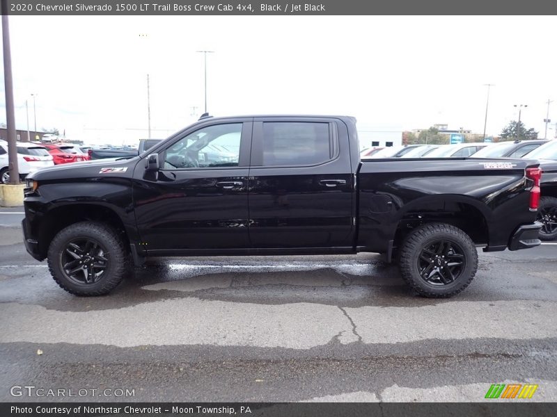 Black / Jet Black 2020 Chevrolet Silverado 1500 LT Trail Boss Crew Cab 4x4