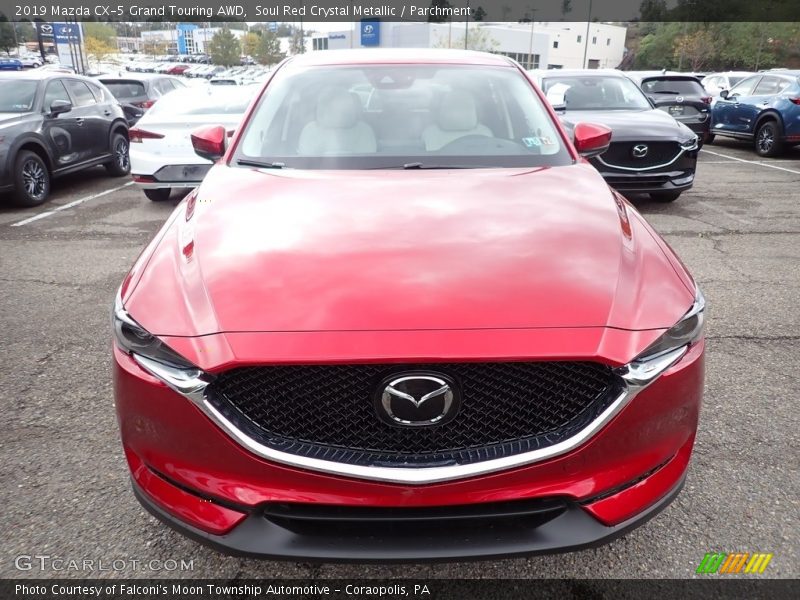 Soul Red Crystal Metallic / Parchment 2019 Mazda CX-5 Grand Touring AWD