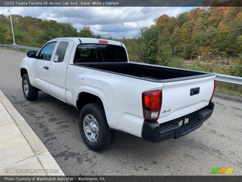 Super White / Cement 2020 Toyota Tacoma SR Access Cab 4x4