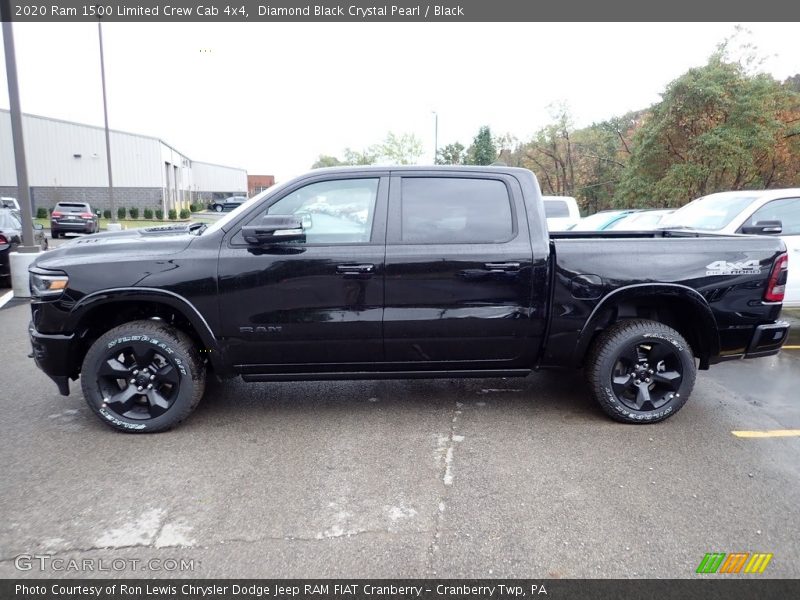 Diamond Black Crystal Pearl / Black 2020 Ram 1500 Limited Crew Cab 4x4