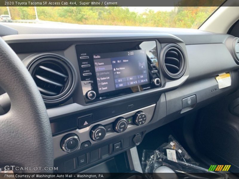 Super White / Cement 2020 Toyota Tacoma SR Access Cab 4x4