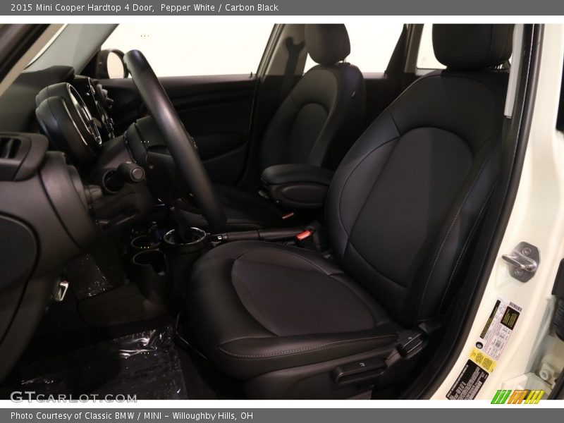 Pepper White / Carbon Black 2015 Mini Cooper Hardtop 4 Door