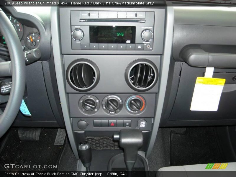 Flame Red / Dark Slate Gray/Medium Slate Gray 2009 Jeep Wrangler Unlimited X 4x4