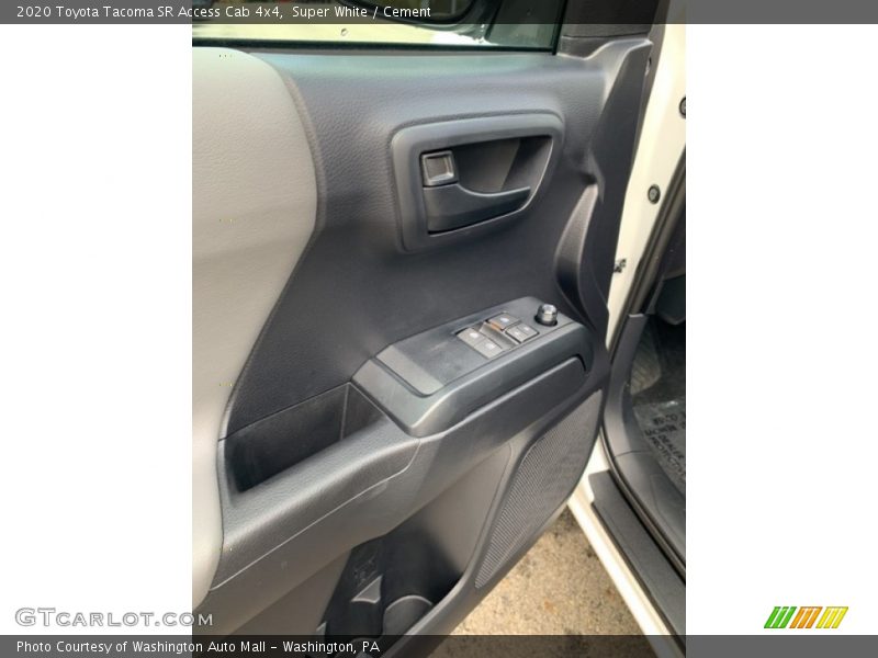 Super White / Cement 2020 Toyota Tacoma SR Access Cab 4x4