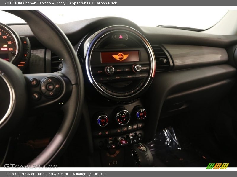 Pepper White / Carbon Black 2015 Mini Cooper Hardtop 4 Door
