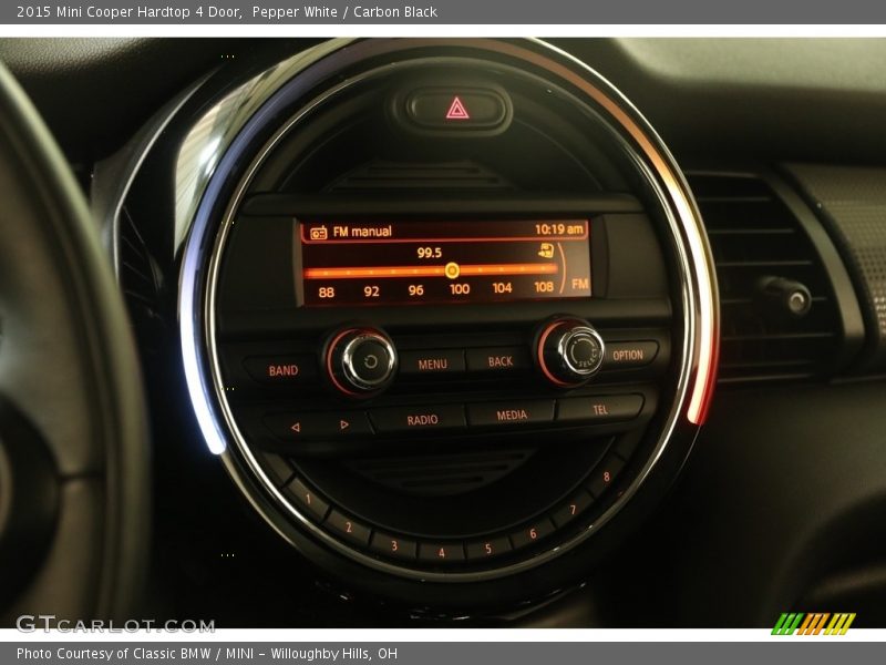 Pepper White / Carbon Black 2015 Mini Cooper Hardtop 4 Door