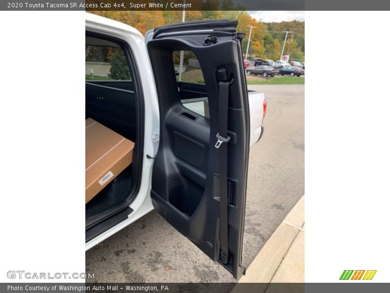 Super White / Cement 2020 Toyota Tacoma SR Access Cab 4x4