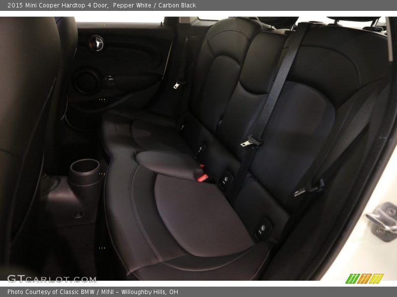 Pepper White / Carbon Black 2015 Mini Cooper Hardtop 4 Door