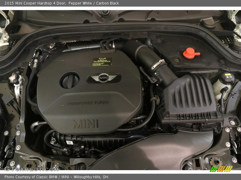 Pepper White / Carbon Black 2015 Mini Cooper Hardtop 4 Door
