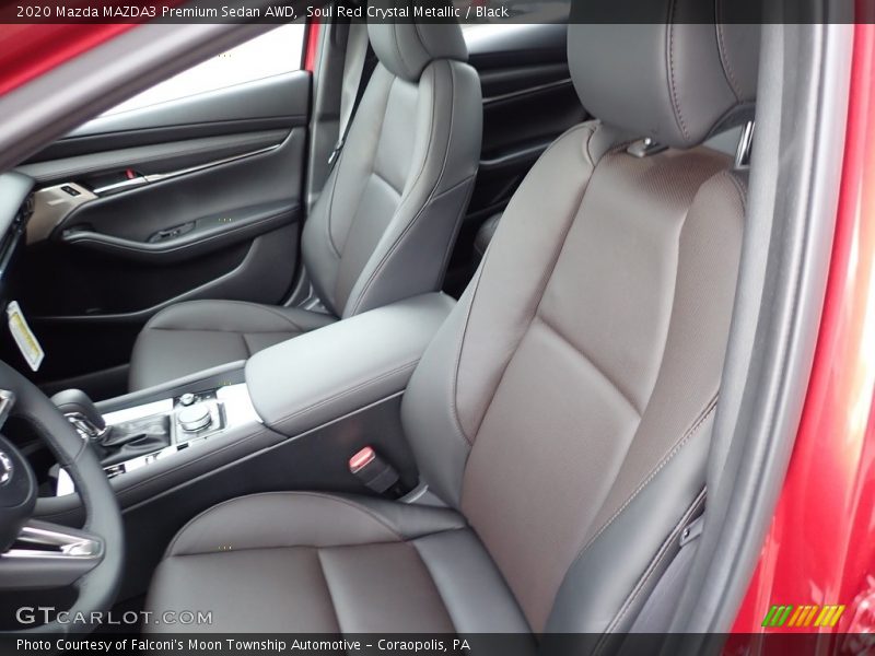 Front Seat of 2020 MAZDA3 Premium Sedan AWD