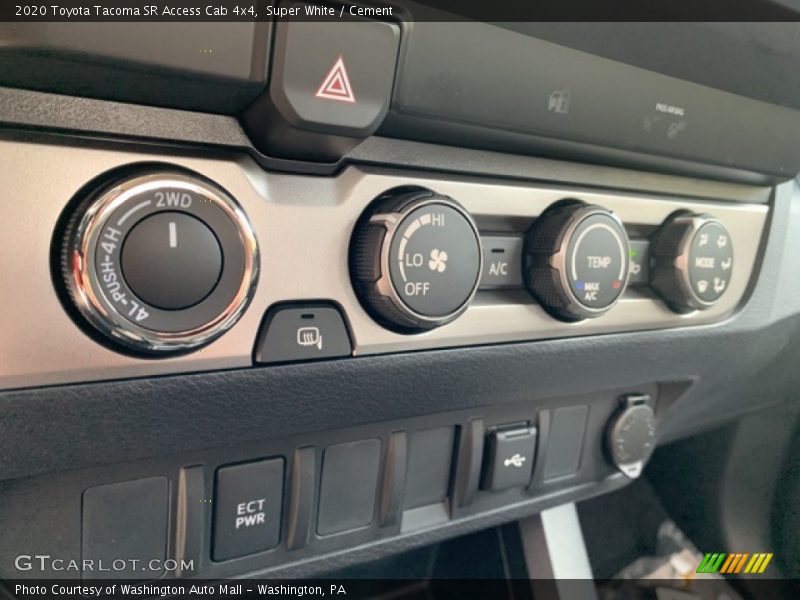 Controls of 2020 Tacoma SR Access Cab 4x4