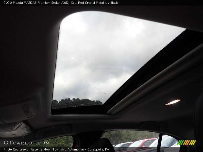 Sunroof of 2020 MAZDA3 Premium Sedan AWD