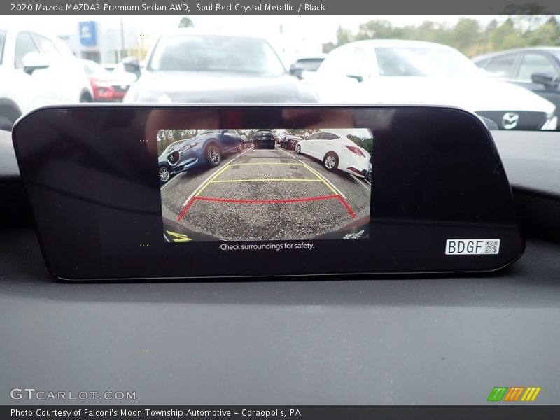 Soul Red Crystal Metallic / Black 2020 Mazda MAZDA3 Premium Sedan AWD
