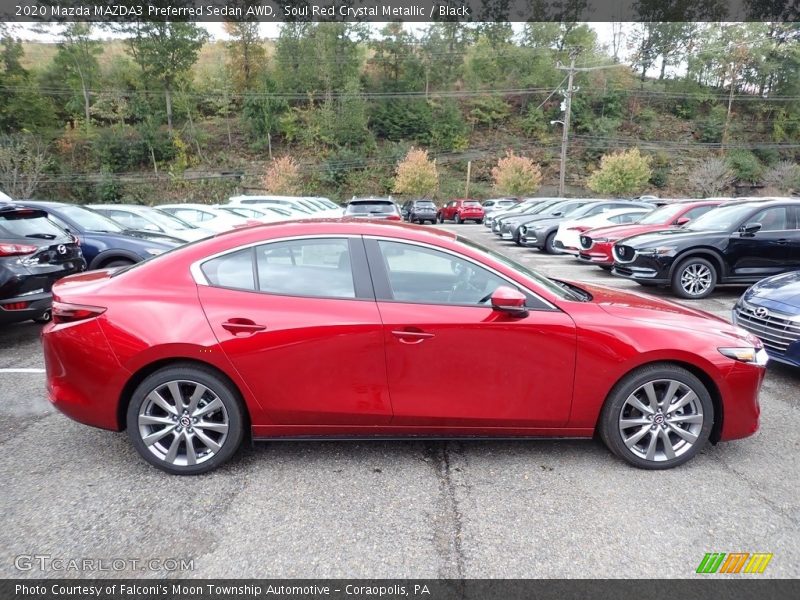  2020 MAZDA3 Preferred Sedan AWD Soul Red Crystal Metallic