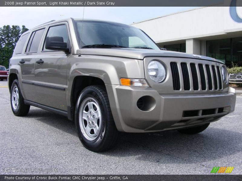 Light Khaki Metallic / Dark Slate Gray 2008 Jeep Patriot Sport